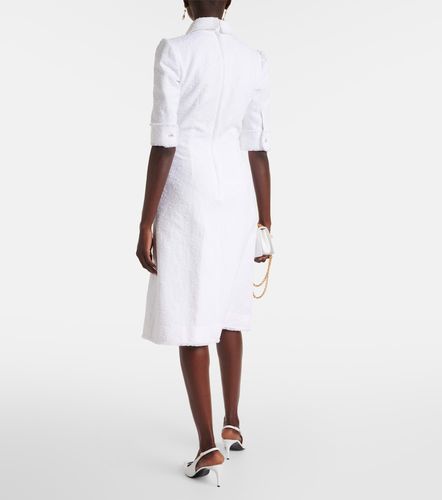 Robe midi en tweed de coton mélangé - Dolce&Gabbana - Modalova