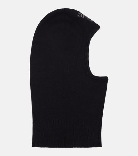 Cagoule brodé en laine à logo - Acne Studios - Modalova