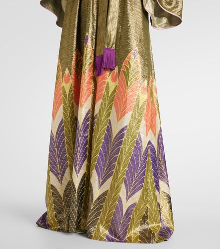 Robe longue en soie mélangée - Valentino - Modalova