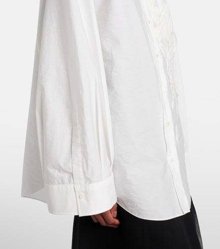 Chemise brodée en coton mélangé - Brunello Cucinelli - Modalova