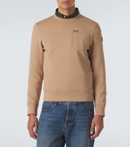 Sweat-shirt en coton mélangé - Moncler - Modalova