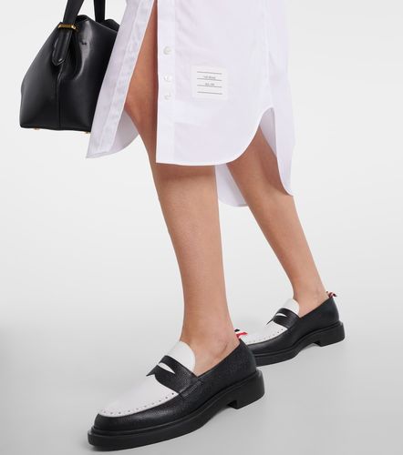 Robe chemise RWB en coton à rayures - Thom Browne - Modalova