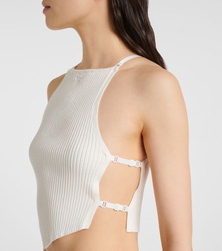 Courrèges Top en maille côtelée à découpes - Courreges - Modalova