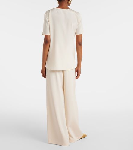 T-shirt Aris en soie mélangée - Max Mara - Modalova