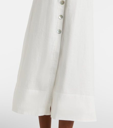 Robe midi Georges en lin - Veronica Beard - Modalova