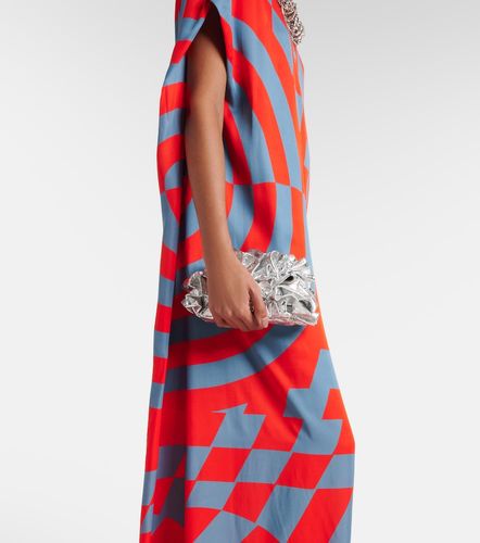 Robe longue en satin imprimée - Dries Van Noten - Modalova