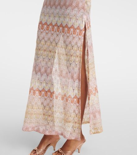 Missoni Robe longue en lamé - Missoni - Modalova