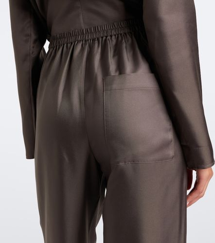Pantalon ample Alera en sergé de soie - Loulou de Saison - Modalova
