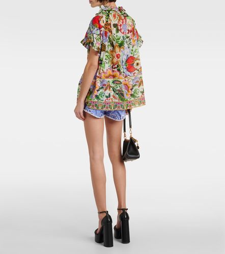 Etro Blouse en coton à fleurs - Etro - Modalova
