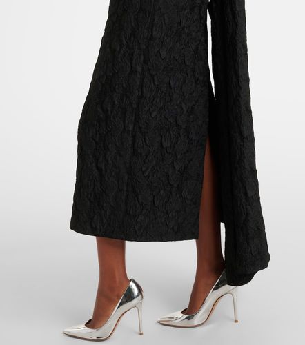 Robe longue brodée en jacquard - Erdem - Modalova