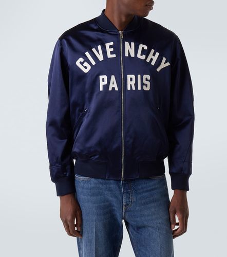 Veste teddy Paris en satin - Givenchy - Modalova