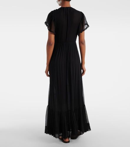 Robe longue Agathe en soie - Isabel Marant - Modalova