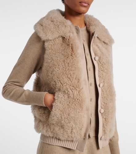 Veste sans manches en shearling - Yves Salomon - Modalova