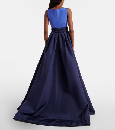 Robe longue en faille de soie - Carolina Herrera - Modalova