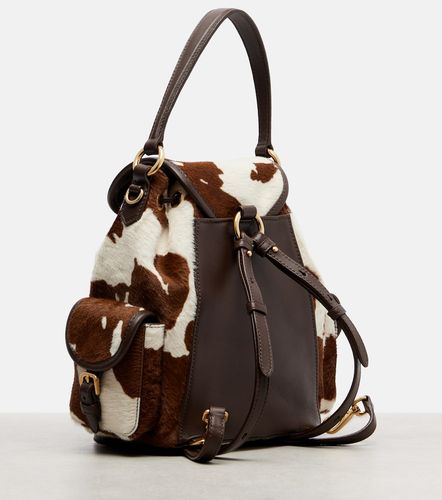 Sac à dos en cuir façon poulain - Miu Miu - Modalova