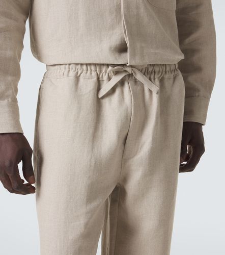 Saman Amel Pantalon large en lin - Saman Amel - Modalova
