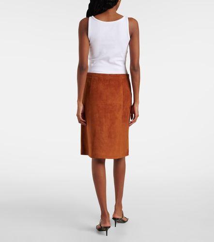 Versace Jupe midi en daim - Versace - Modalova