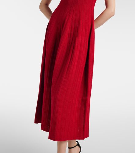Robe midi en soie mélangée - Ralph Lauren Collection - Modalova