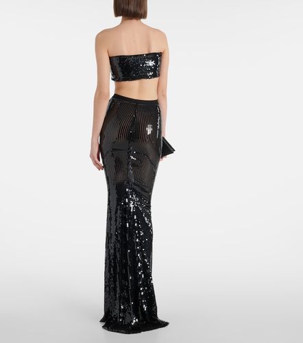 Top bandeau Lilies à sequins - Rick Owens - Modalova