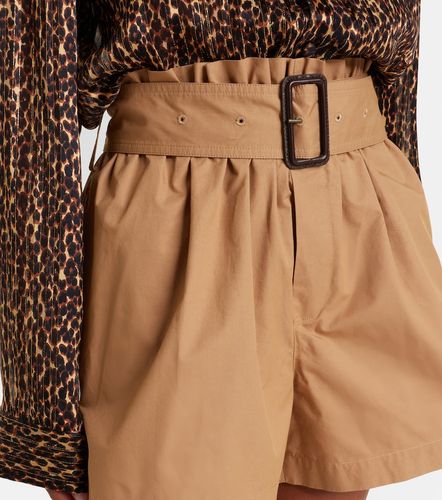 Short en coton à ceinture - Saint Laurent - Modalova
