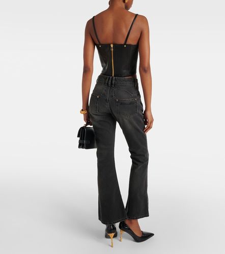 Jean bootcut taille basse Western - Balmain - Modalova