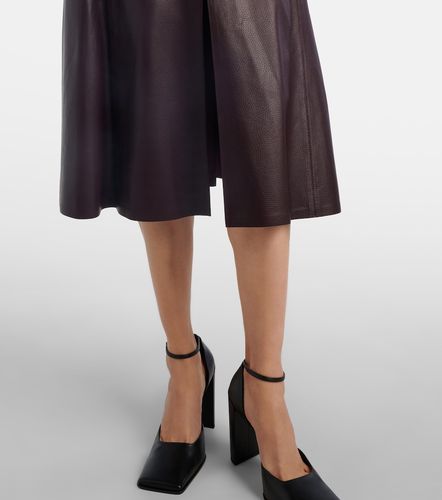 Alaïa Jupe midi en cuir - Alaia - Modalova