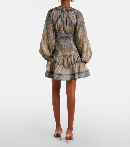 Robe Wanderlust en coton et soie mélangés - Zimmermann - Modalova