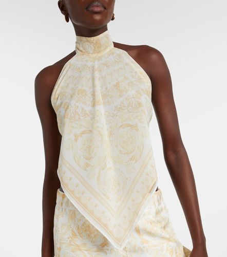 Versace Top en georgette imprimé - Versace - Modalova