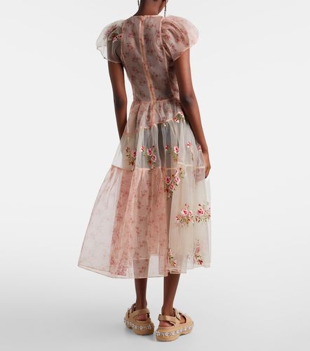 Simone Rocha Robe midi en organza - Simone Rocha - Modalova