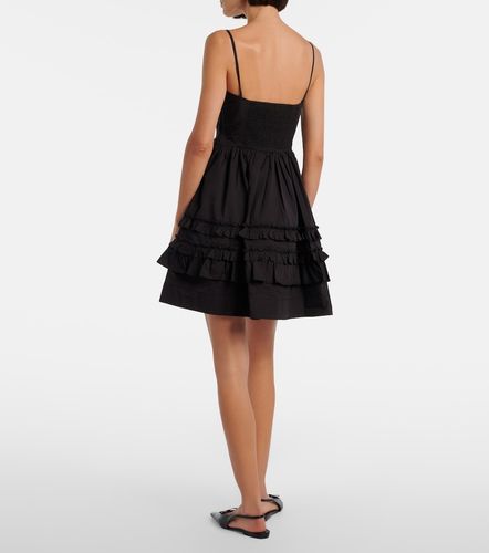 Ganni Robe en coton mélangé - Ganni - Modalova