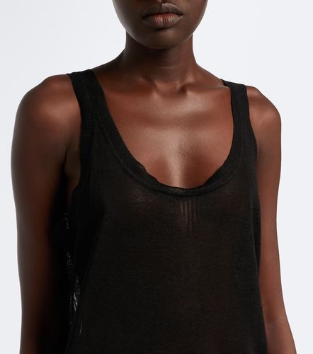 Alaïa Robe midi en lin et soie - Alaia - Modalova