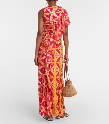 Robe longue Lali imprimée en soie - Ulla Johnson - Modalova