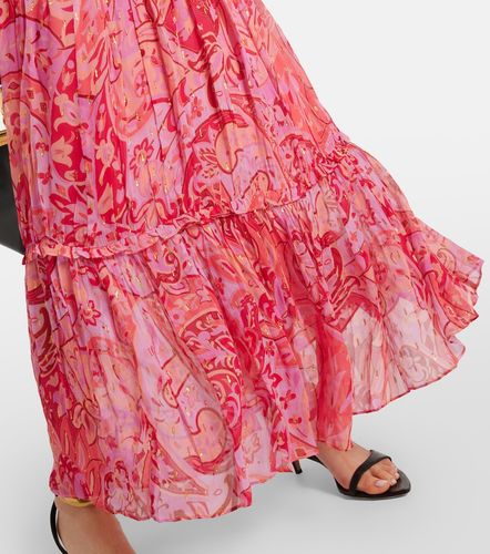 Robe Neena en mousseline de soie lamée - Rixo - Modalova