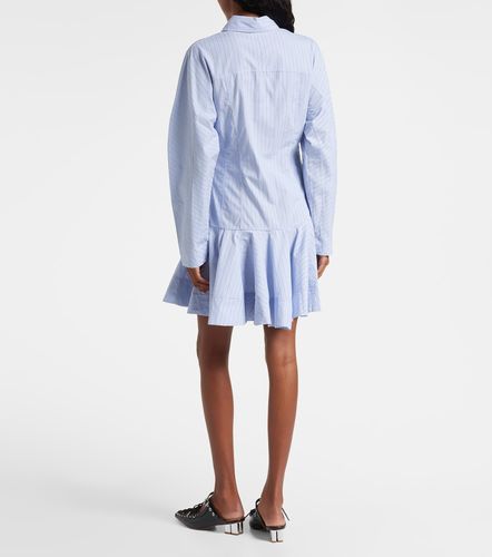 Ganni Robe chemise rayée en coton - Ganni - Modalova