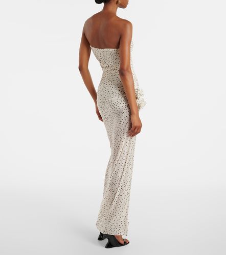 Robe longue à pois et fleurs - Magda Butrym - Modalova