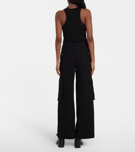 Pantalon cargo ample à taille haute en coton mélangé - Amiri - Modalova