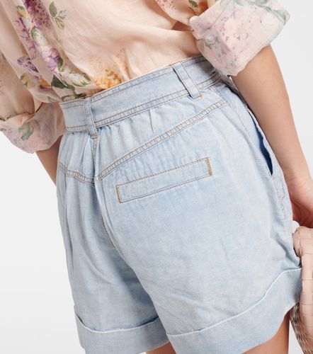 Short en denim à taille haute - Zimmermann - Modalova
