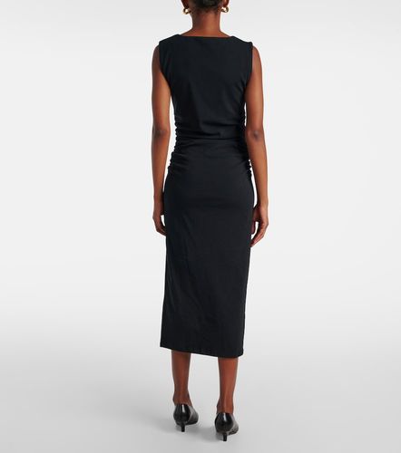 Robe midi Charissa en jersey de coton mélangé - Veronica Beard - Modalova