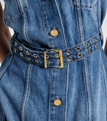 Ganni Robe midi en jean - Ganni - Modalova