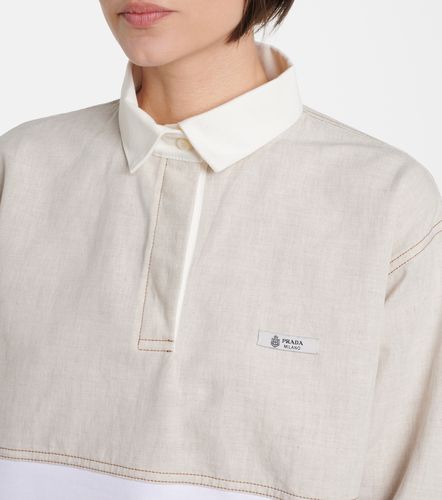 Prada Polo en coton et lin - Prada - Modalova