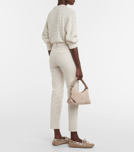 Pantalon chino en coton mélangé - Brunello Cucinelli - Modalova
