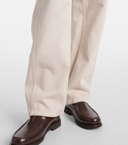 Jean droit à taille haute - Brunello Cucinelli - Modalova