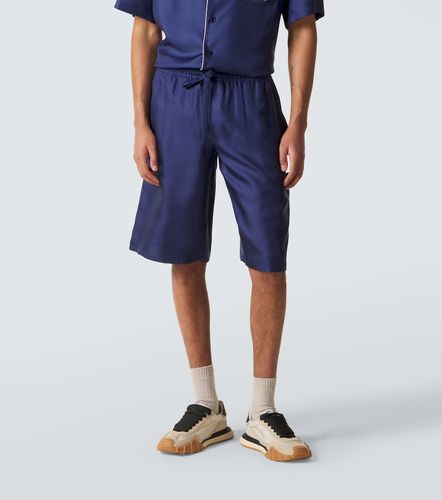 Bermuda en satin de soie - Dolce&Gabbana - Modalova