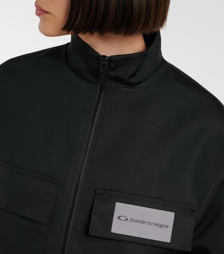Veste de survêtement courte en faille technique - Balenciaga - Modalova