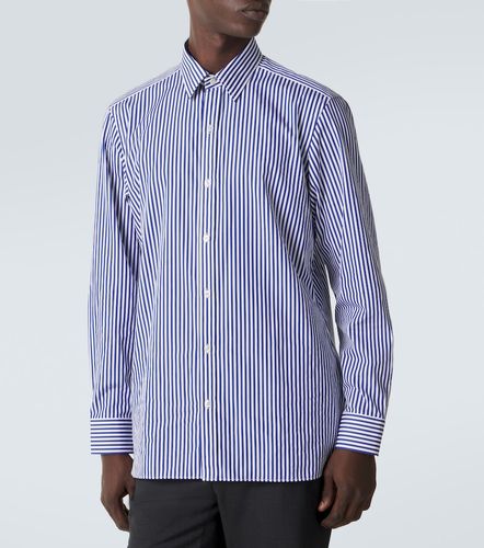 Chemise rayée en popeline de coton - Tom Ford - Modalova