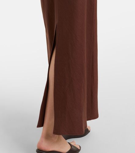 Robe midi Amelie en lin mélangé - Staud - Modalova