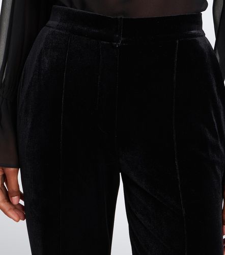 Pantalon évasé en velours - Elie Saab - Modalova