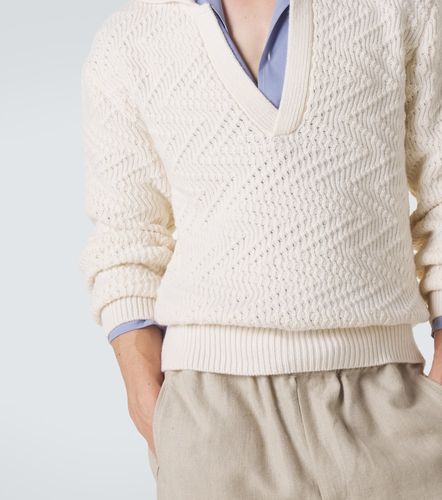 Polo Zigzag en laine mélangée - Missoni - Modalova