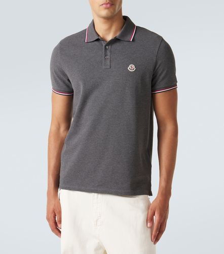 Moncler Polo en coton à logo - Moncler - Modalova