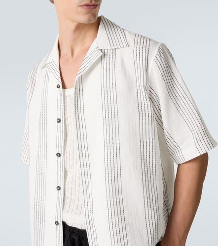 Chemise Textured Striped en coton - Commas - Modalova